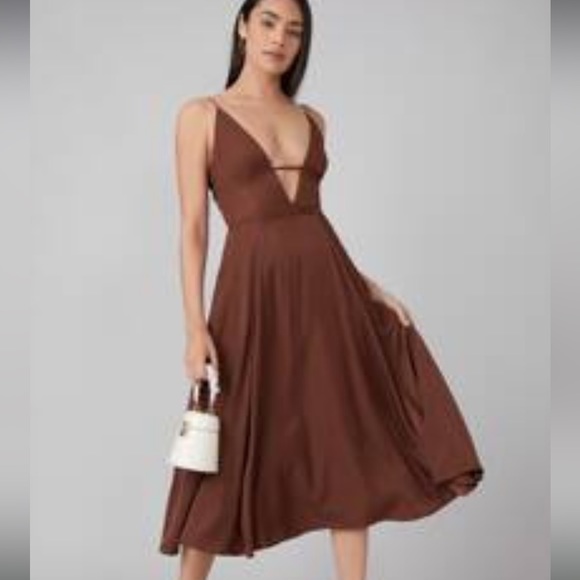 Brown Cocktail Dress - Picture 1 of 6